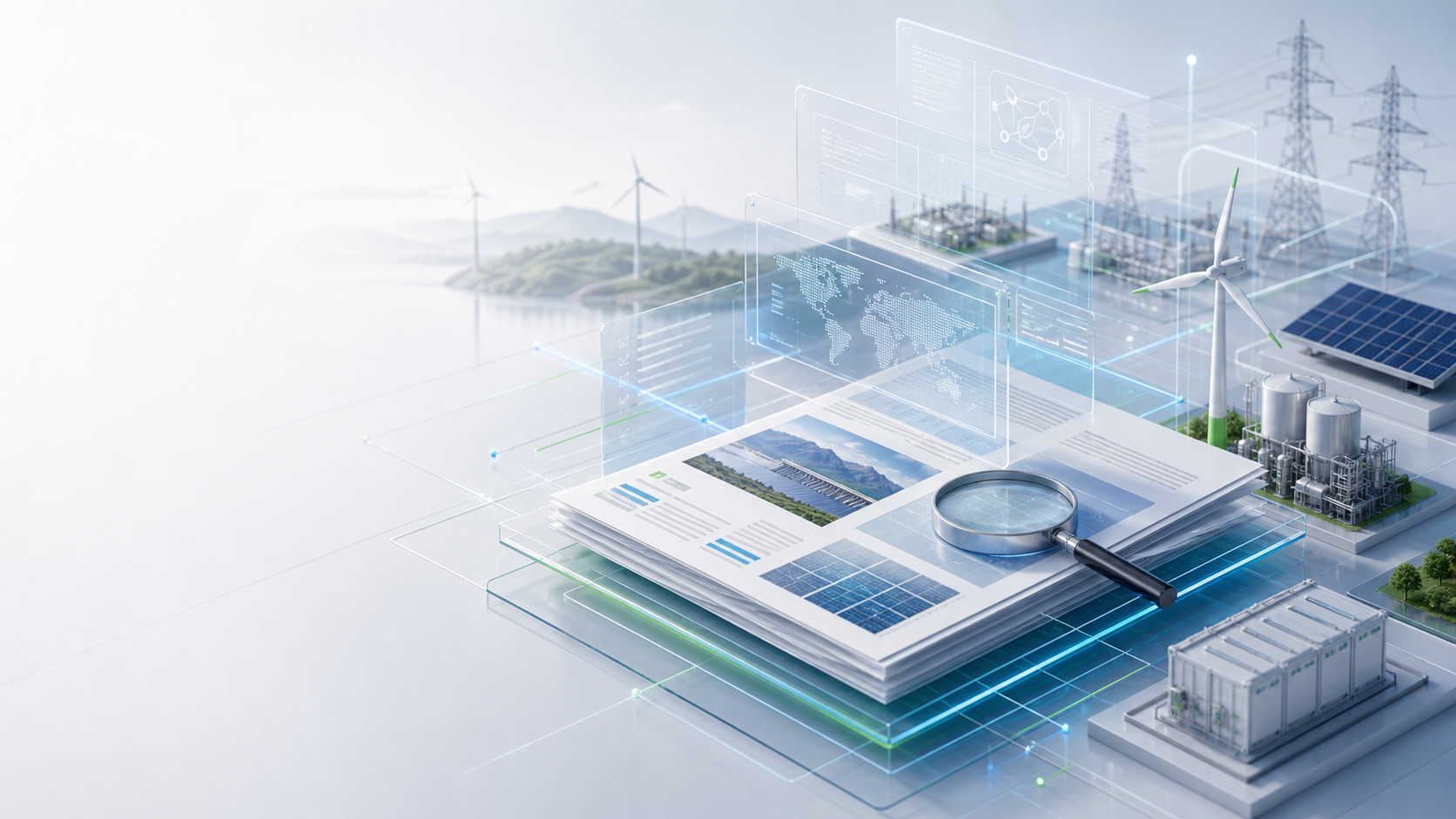Strukturierte Analyseebenen für Energie, Infrastruktur und Transformation.